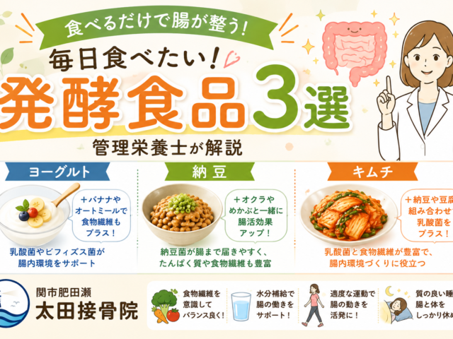 食べるだけで腸活！毎日取り入れたい発酵食品3選